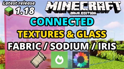 how to enable connected textures in minecraft iris "
